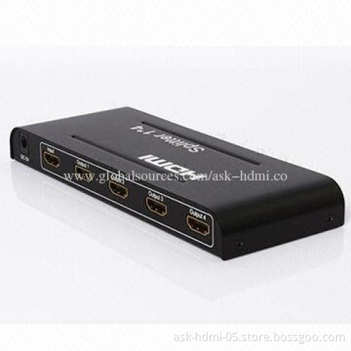 1.3V HDMI Splitter 1 X 4, Supports 3D and CEC